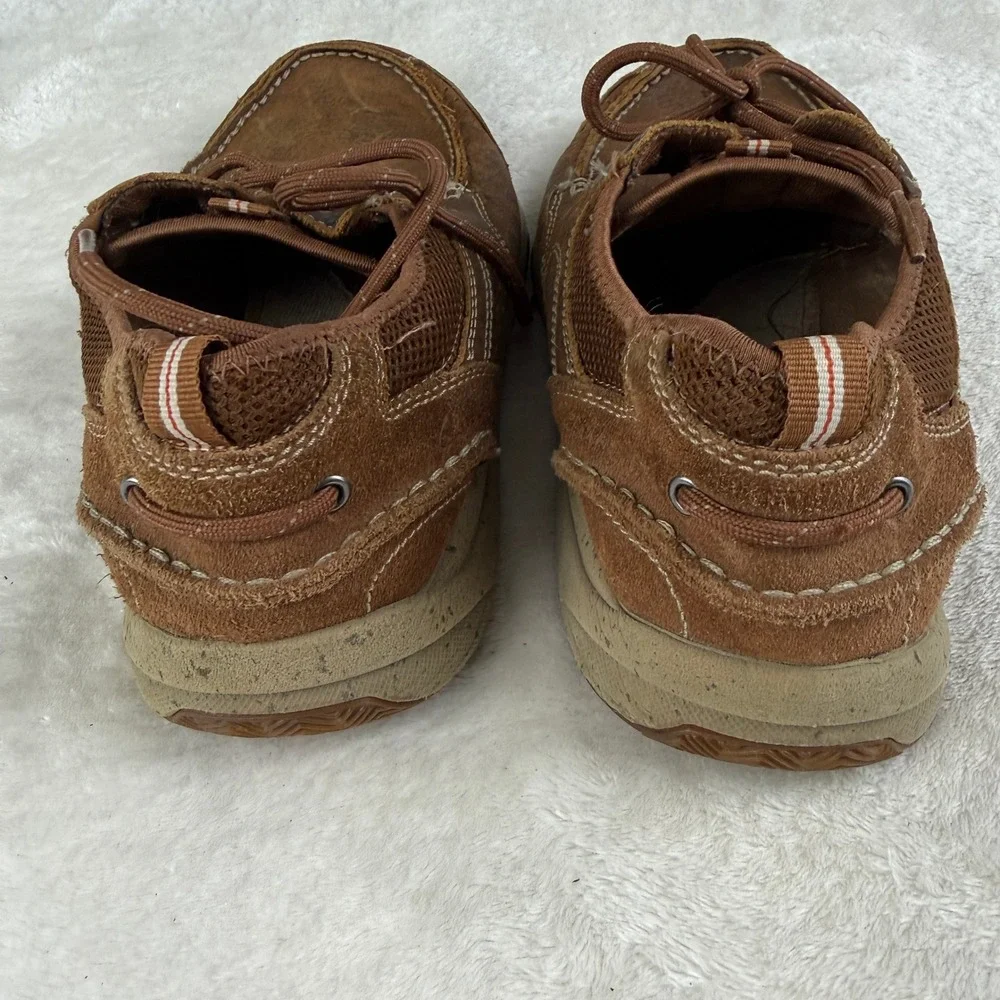 Clarks Armada English Oxford Mens 9.5 Brown Leather Boat‎ Shoes Rugged Dadcore